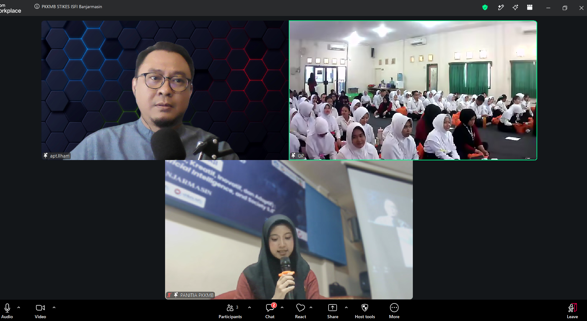 Kuliah Tamu pada Kegiatan PKKMB 2026 STIKES ISFI BANJARMASIN