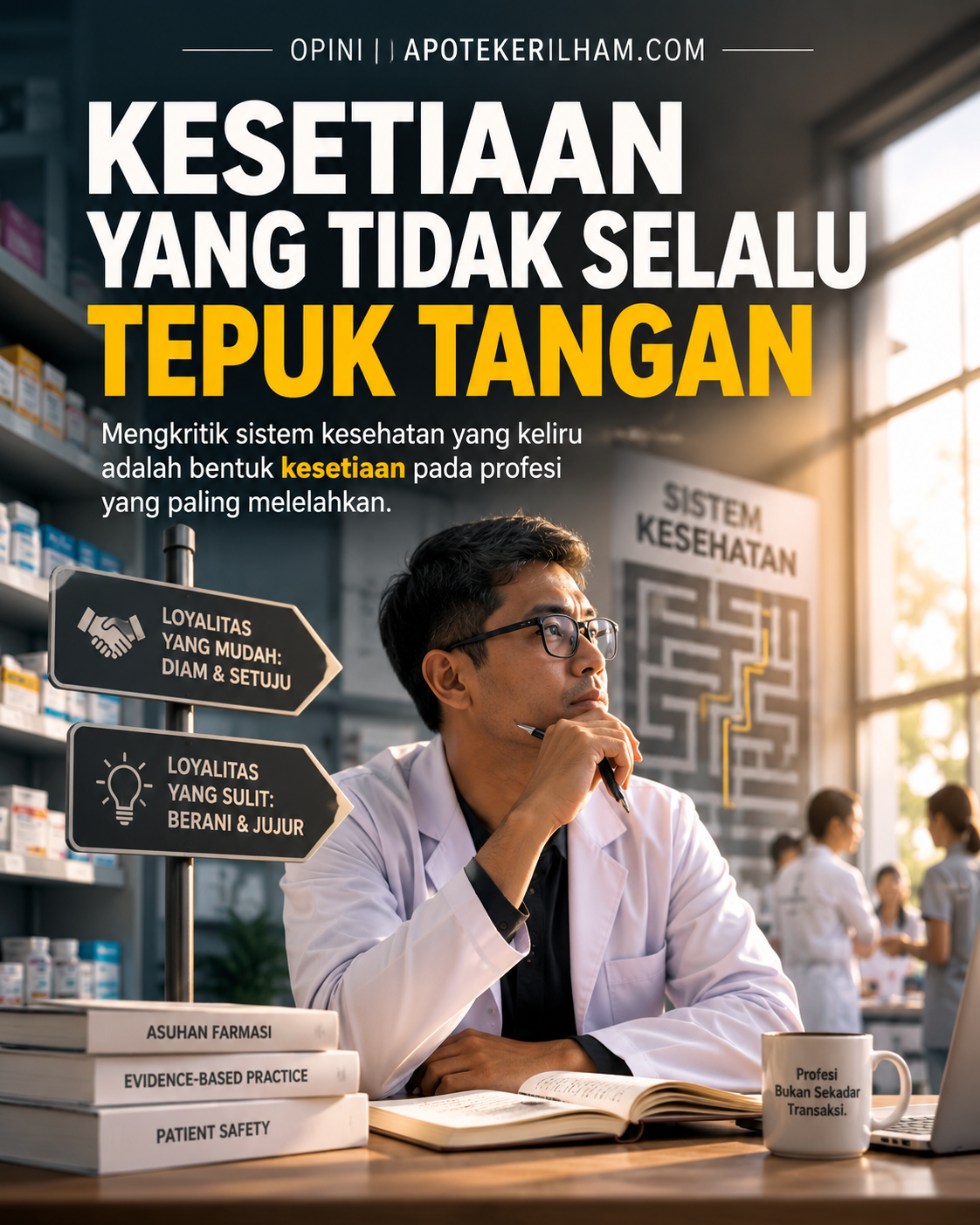 Kesetiaan yang Tidak Selalu Tepuk Tangan