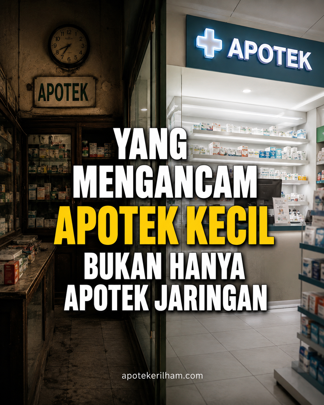 Yang Mengancam Apotek Kecil Bukan Hanya Apotek Jaringan