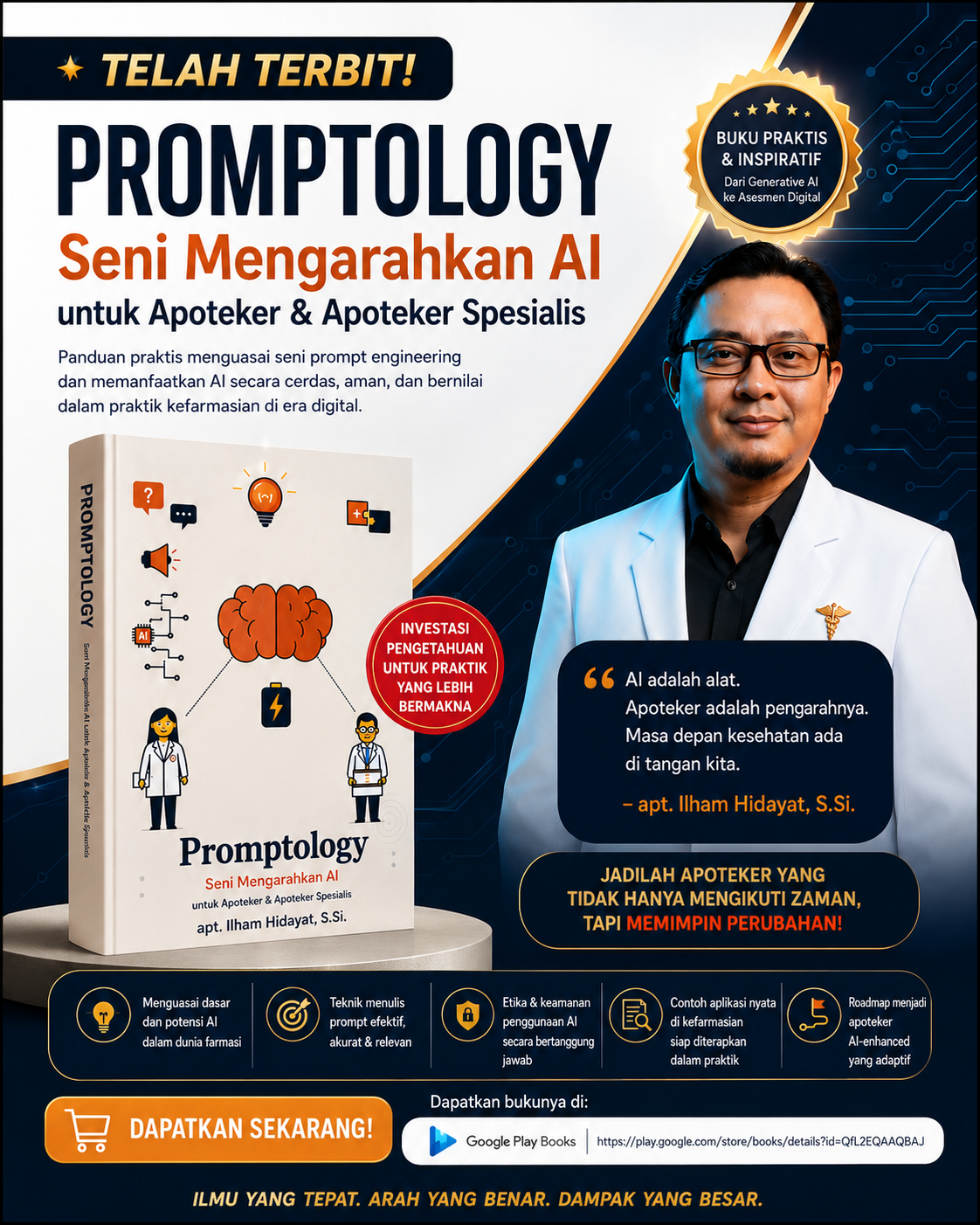 Promptology "Seni Mengarahkan AI" untuk apoteker dan apoteker spesialis