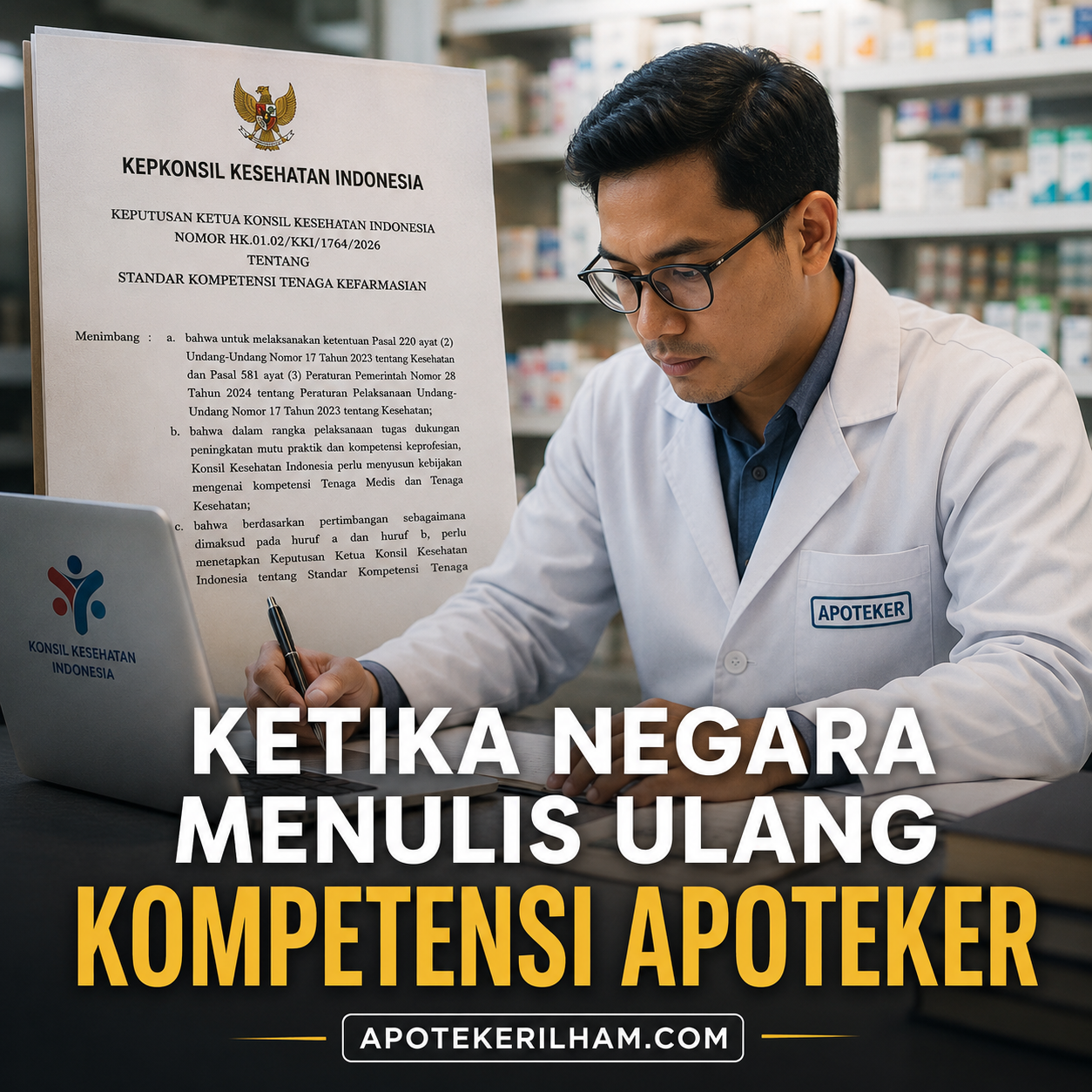 Ketika Negara Menulis Ulang Kompetensi Apoteker